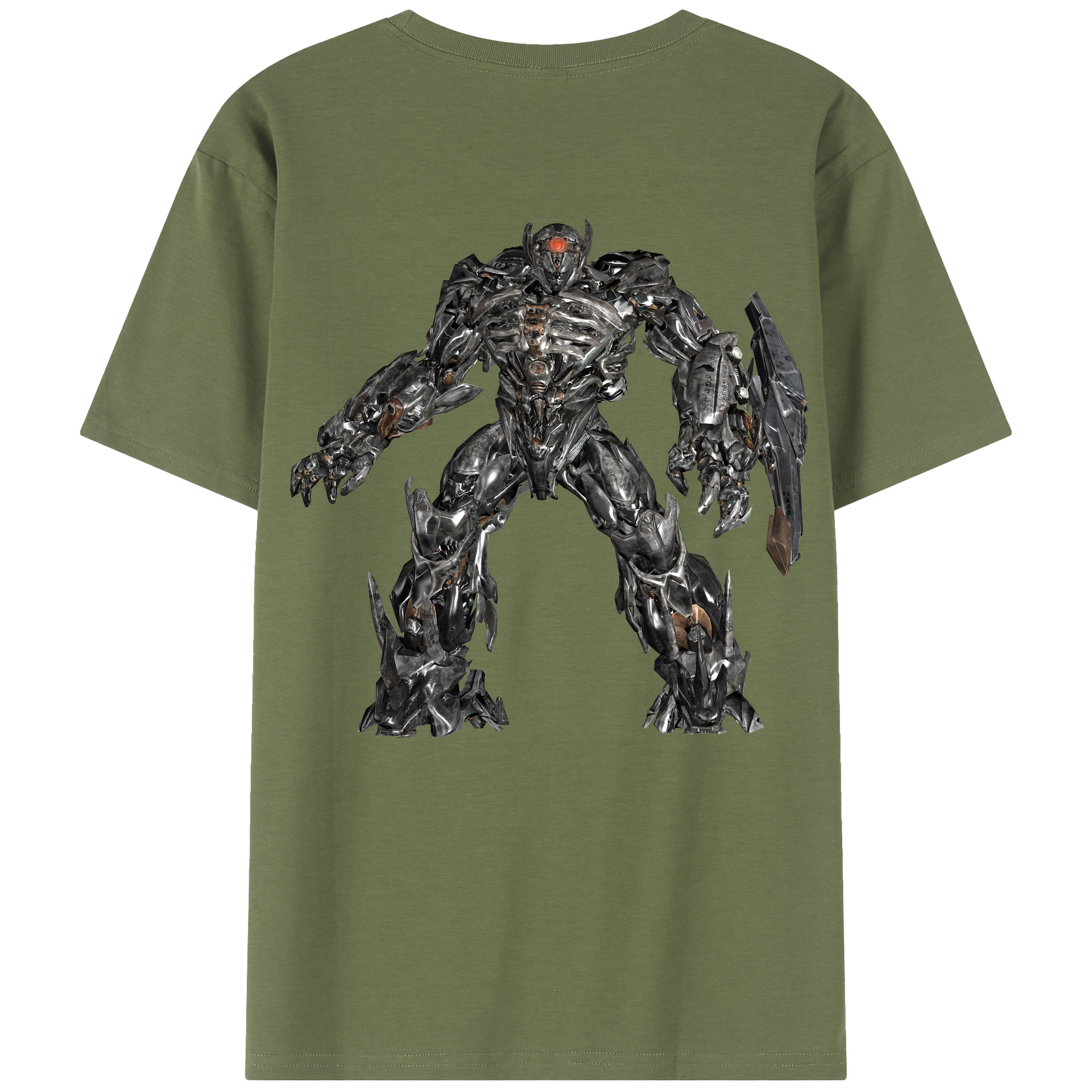 （画像用） Transformers トランスフォーマー 綿100％半袖Tシャツ（背面プリント）